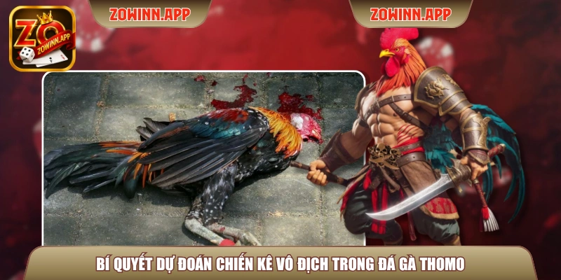 Bí quyết dự đoán chiến kê vô địch trong đá gà Thomo